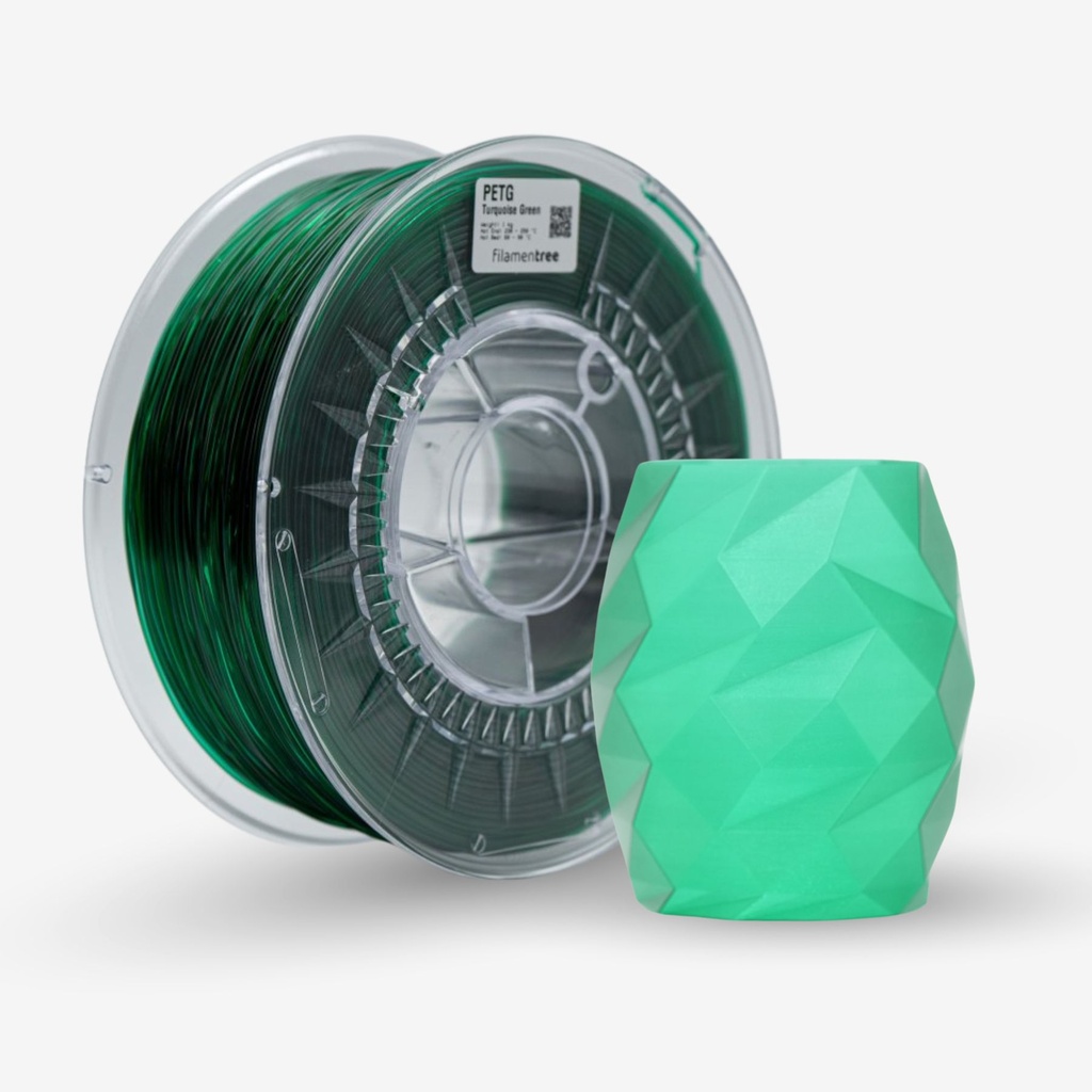 [30410291] PETG Turquoise Green Transparent 1kg