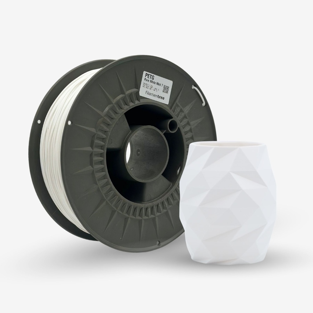 [30410591] PETG Matt-7 Pure White 1kg 