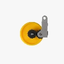 Hardened Steel Extruder Gear Assembly - X1/P1 Series